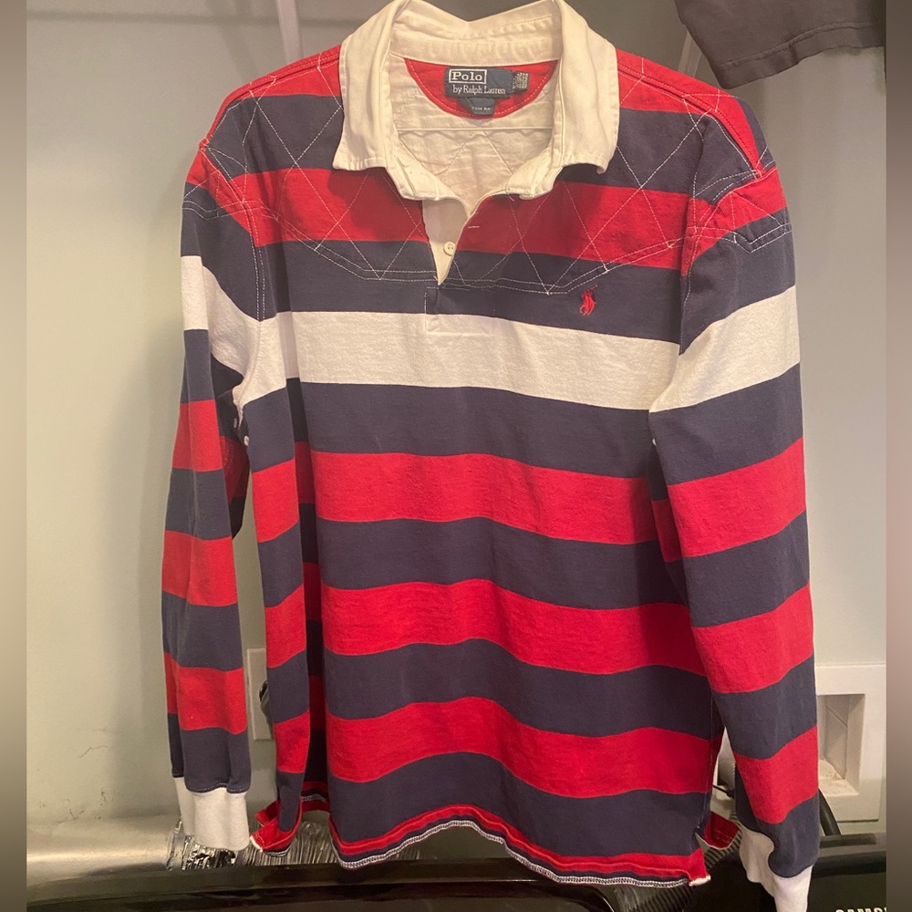 Vintage Polo Ralph Lauren Rugby XXL Custom fit smoke and pet free home